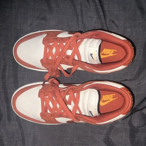 Nike Women's Shoes in White and Orange - Picture 1 of 9